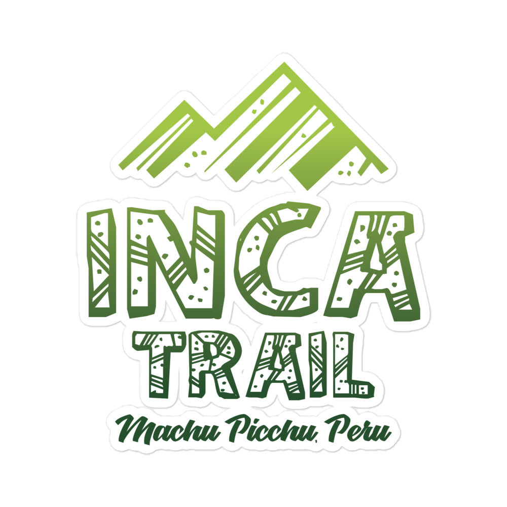 Inca Trail - Machu Picchu, Peru Bubble-free stickers