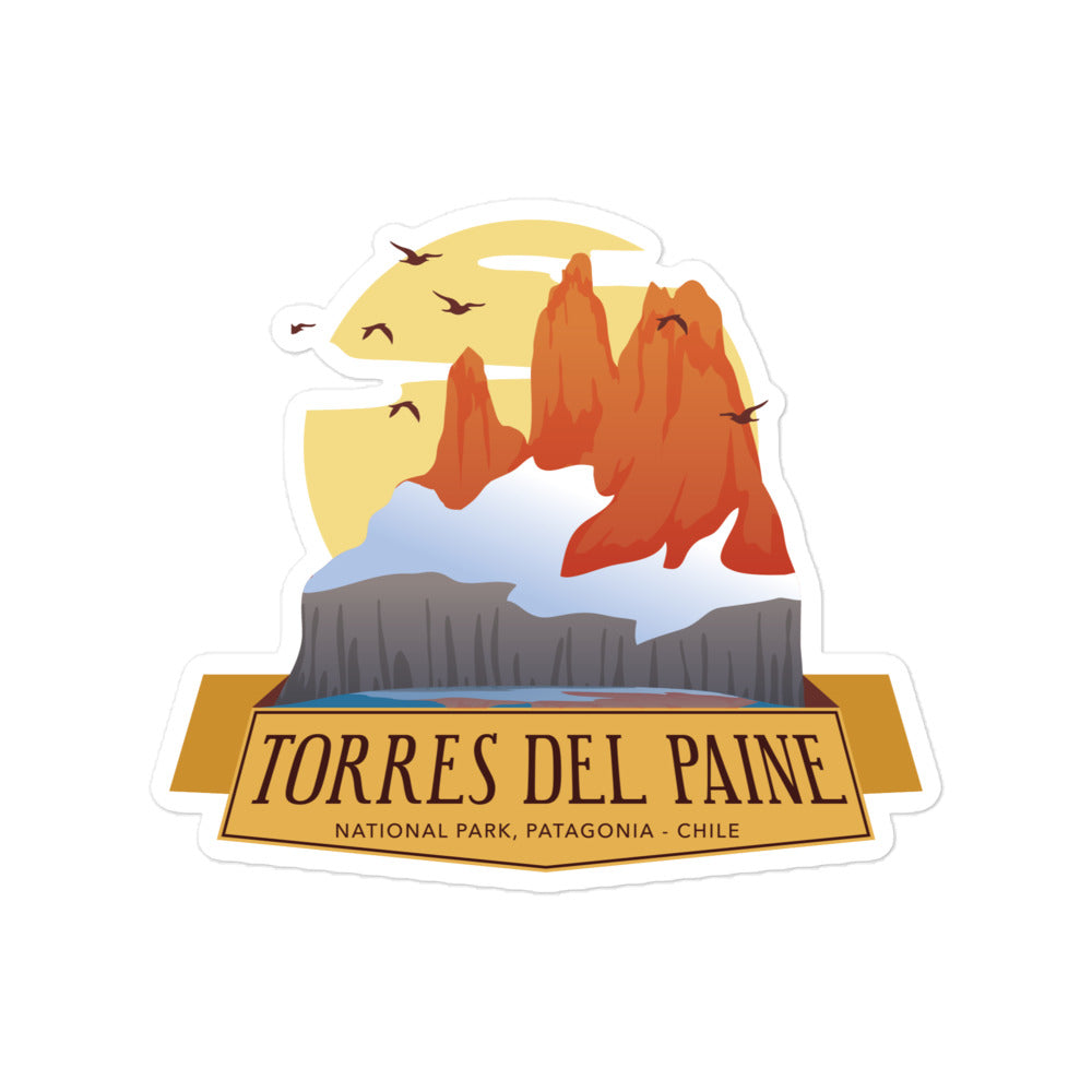 Torres del Paine Circuit - Chile Bubble-free stickers