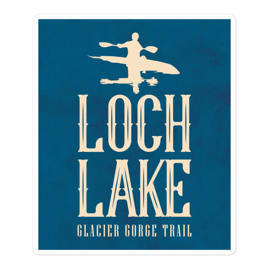 Loch Lake - Glacier Gorge Trail Bubble-free stickers