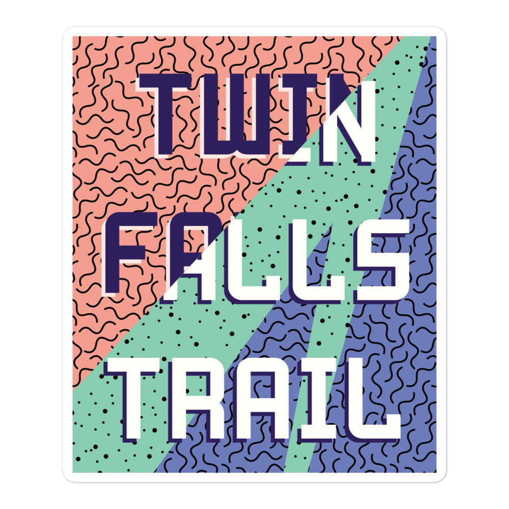 Twin Falls Trail - Washington Bubble-free stickers