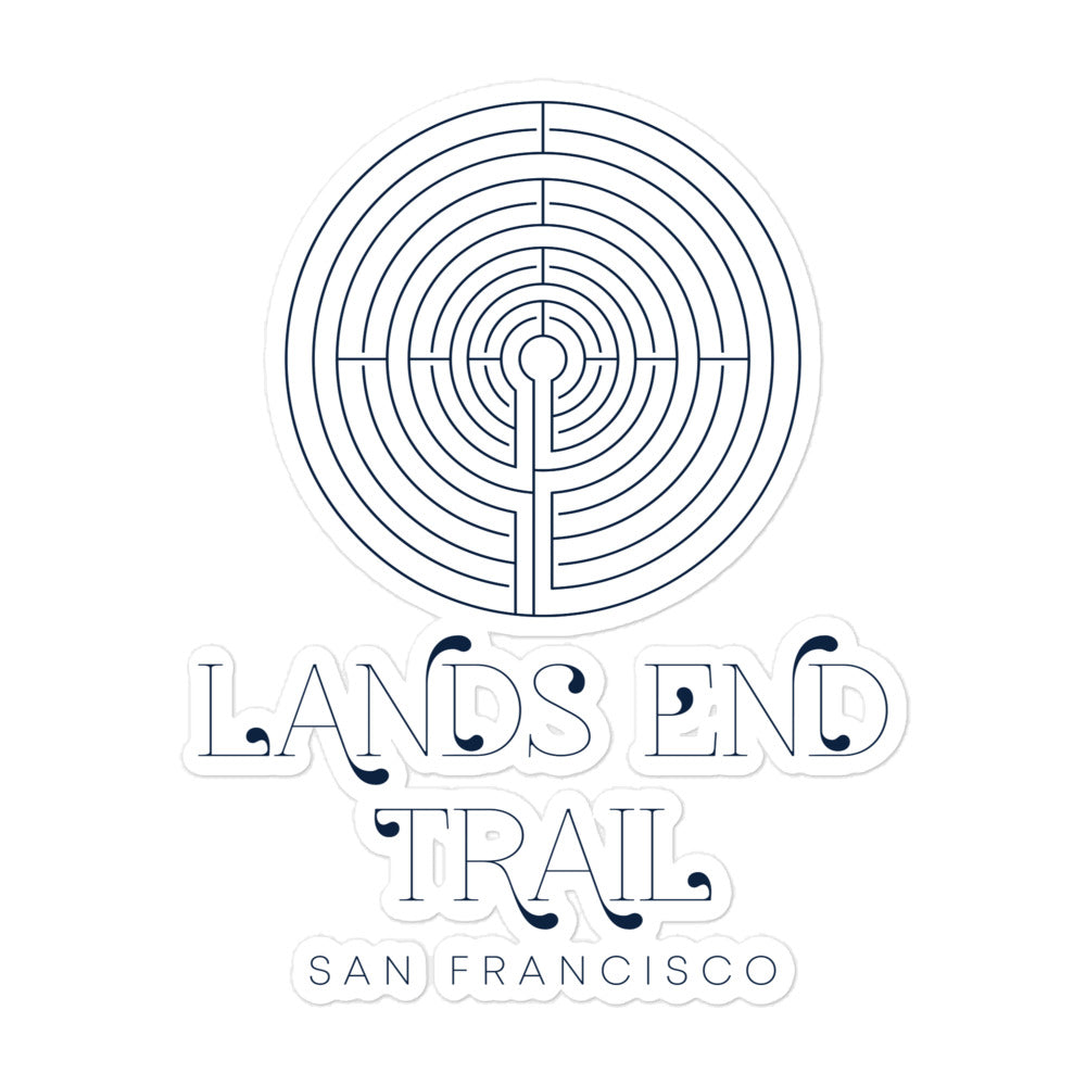 Lands End Trail - San Francisco Bubble-free stickers