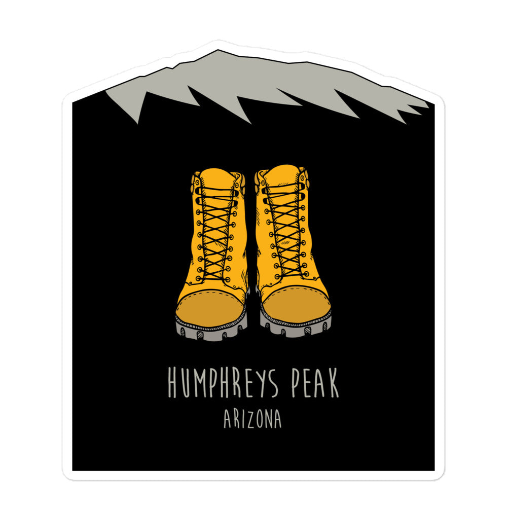 Humphreys Peak - Arizona Bubble-free stickers