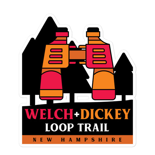 Welch and Dickey Loop Trail - New Hampshire Bubble-free stickers