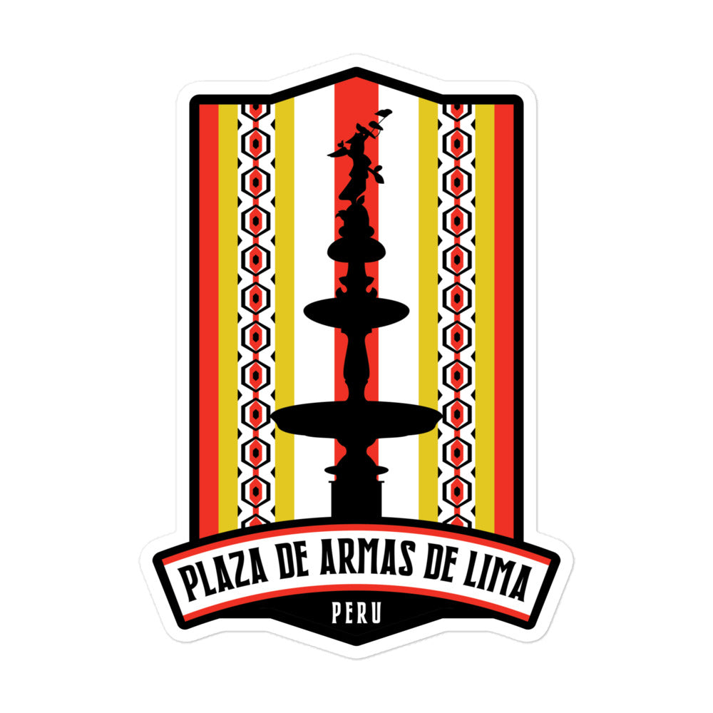 Plaza de Armas de Lima – Peru Bubble-free stickers