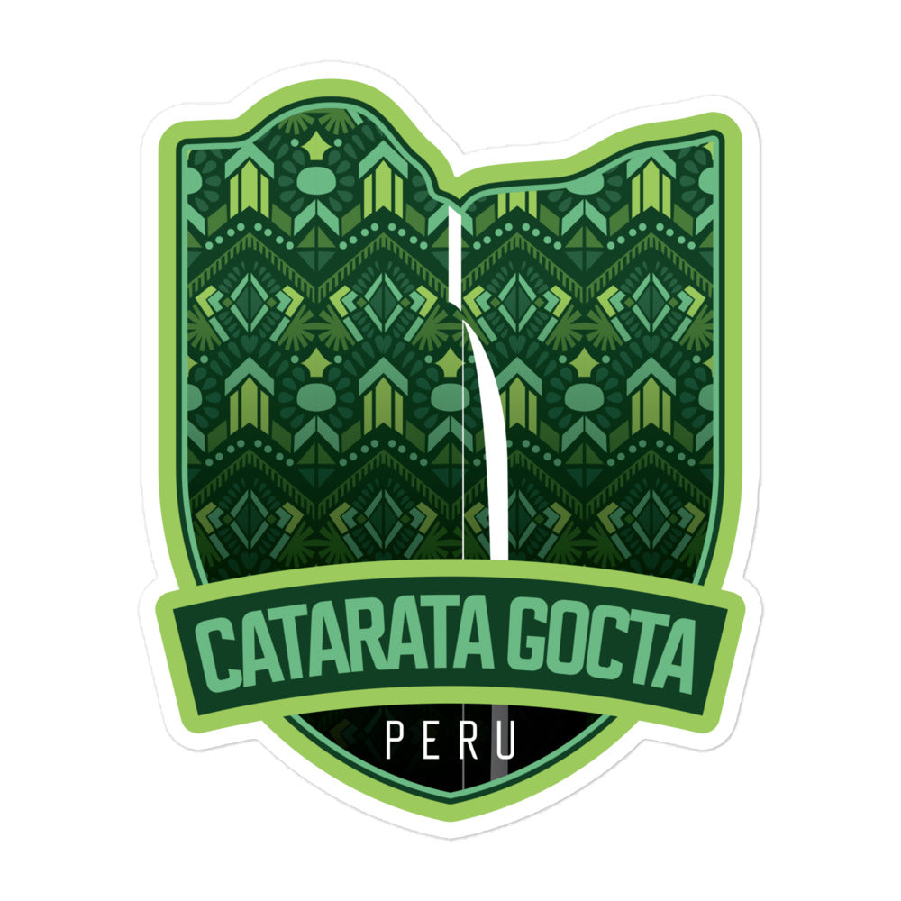 Catarata Gocta - Peru Bubble-free stickers