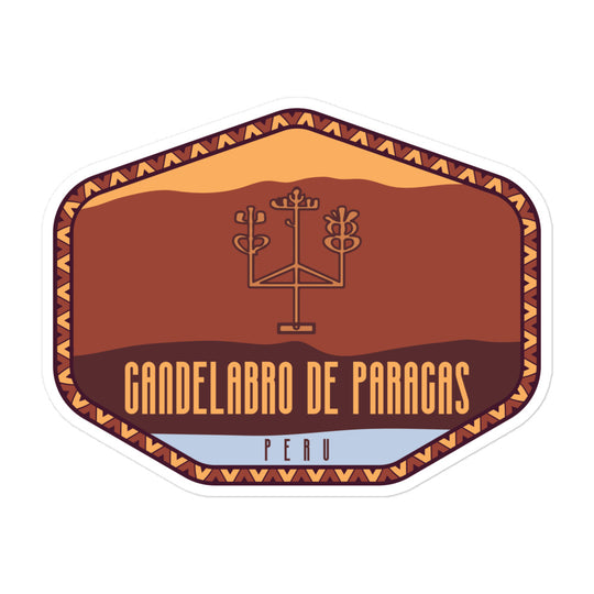 Candelabro de Paracas - Peru Bubble-free stickers