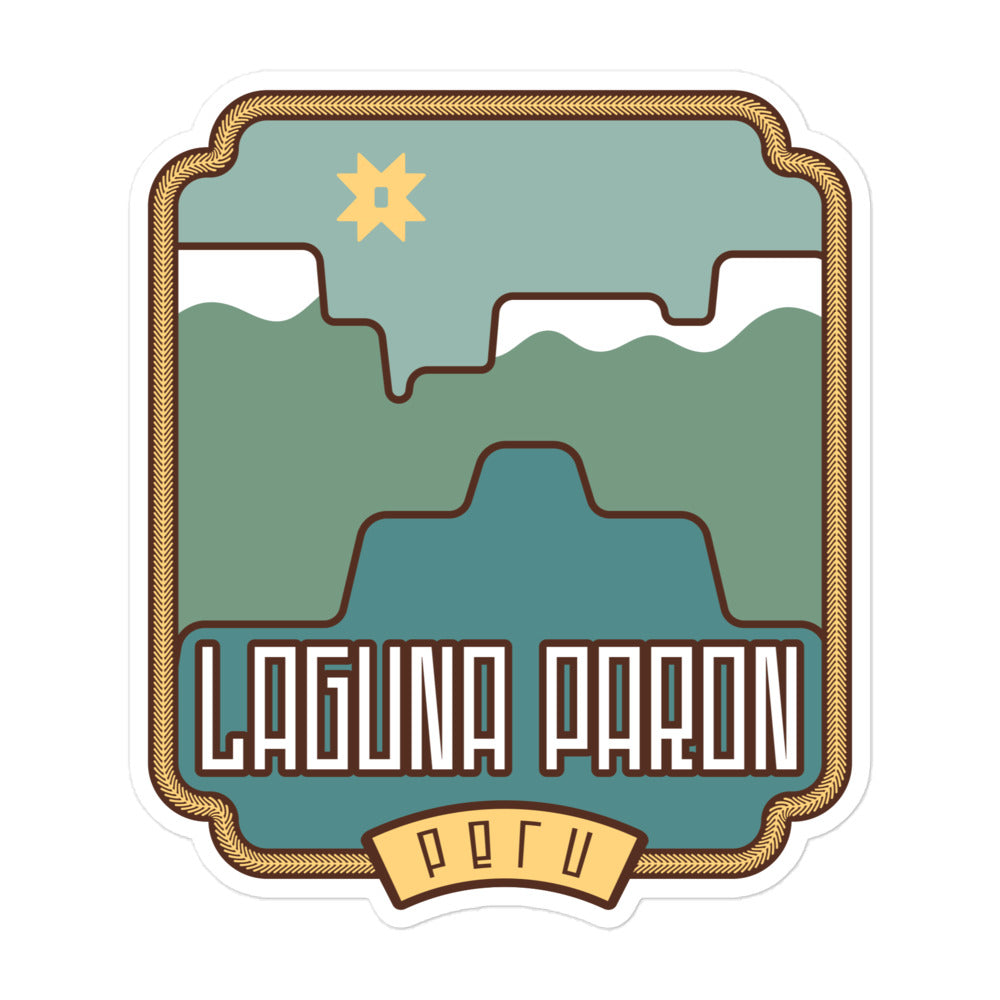 Laguna Paron – Peru Bubble-free stickers