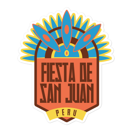 Fiesta de San Juan - Peru Bubble-free stickers