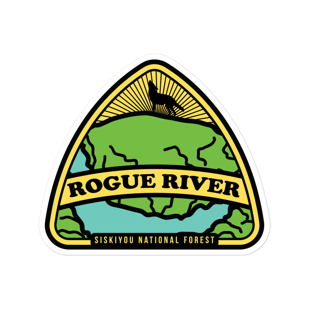 Rogue River-Siskiyou National Forest Bubble-free stickers