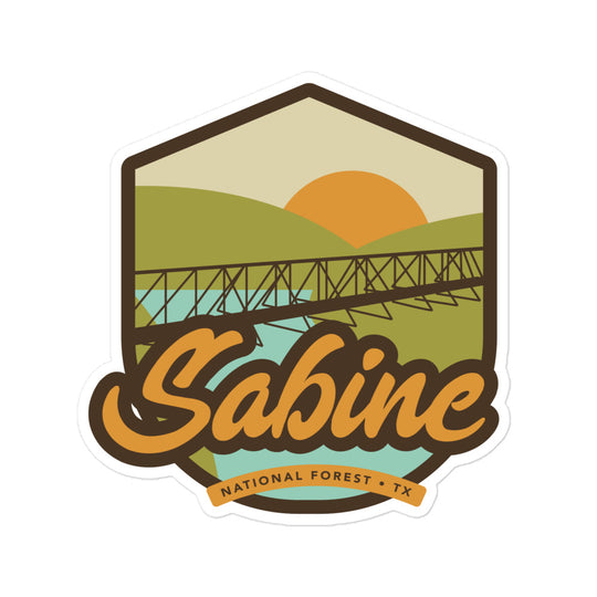 Sabine National Forest – Texas Bubble-free stickers