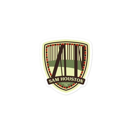 Sam Houston National Forest – Texas Bubble-free stickers