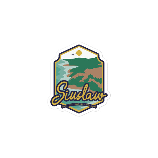 Siuslaw National Forest - Oregon Bubble-free stickers