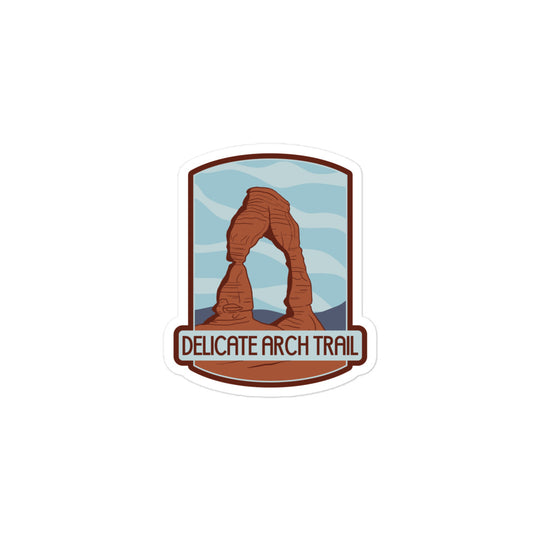 Delicate Arch Trail Bubble-free stickers