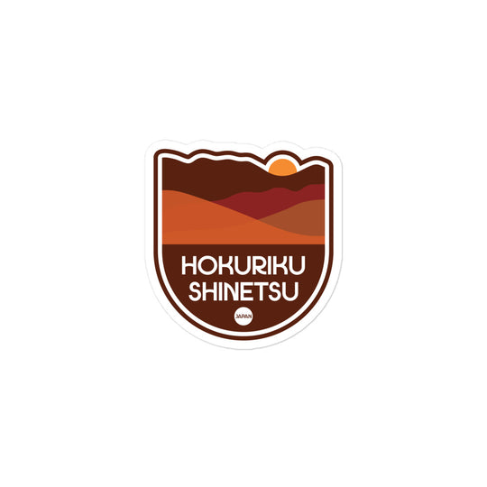 Hokuriku Shinetsu – Japan Bubble-free stickers