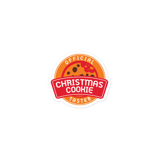 Official Christmas Cookie Taster stickers