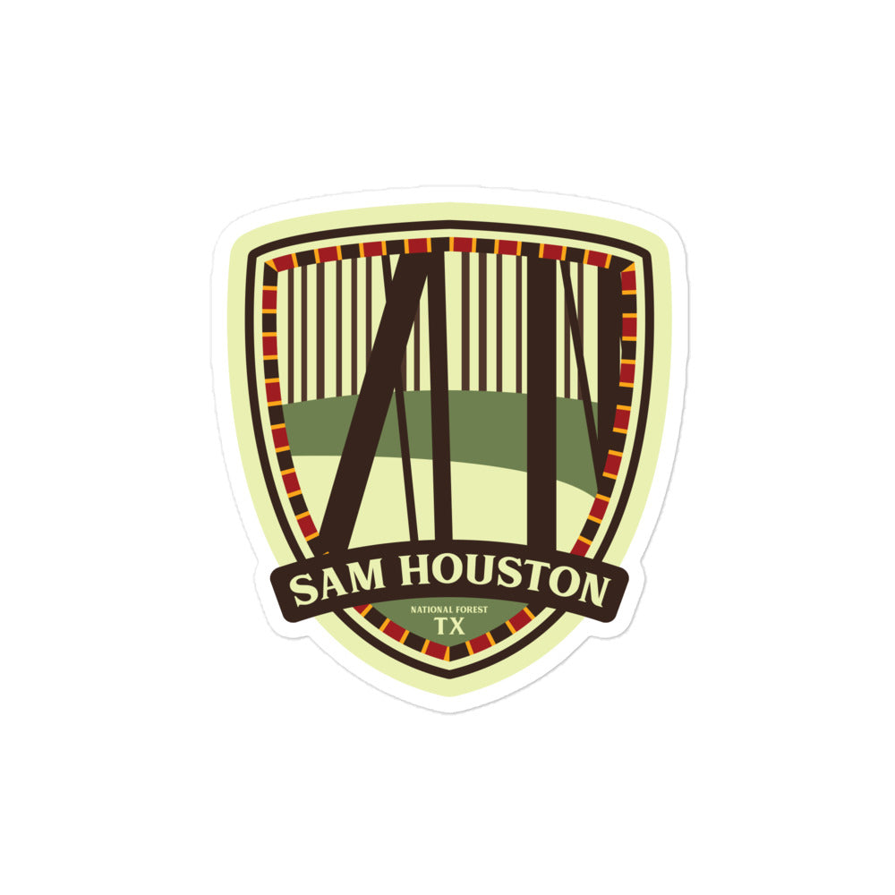 Sam Houston National Forest – Texas Bubble-free stickers