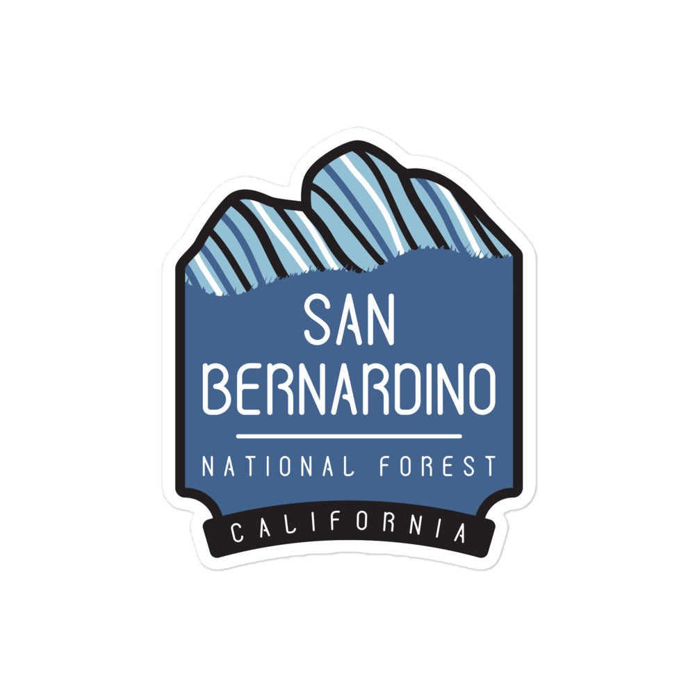 San Bernardino National Forest - California Bubble-free stickers