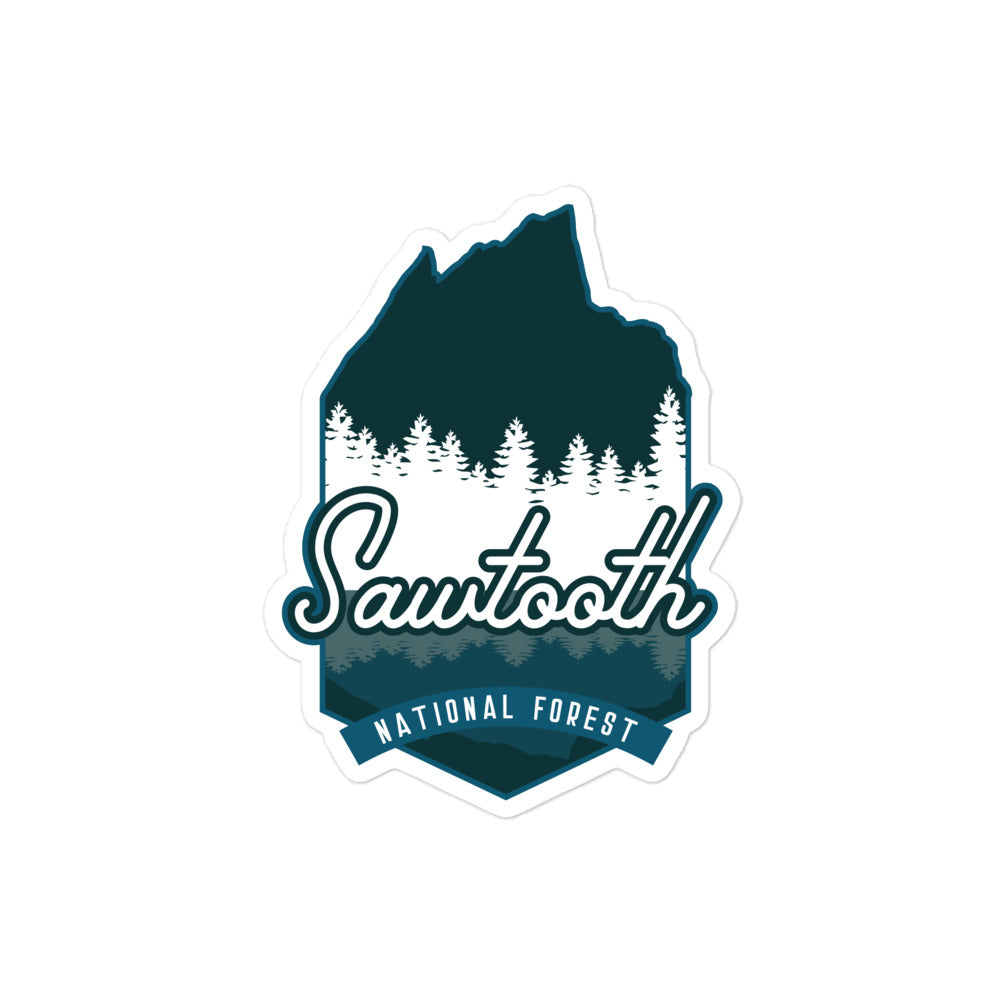 Sawtooth National Forest Bubble-free stickers