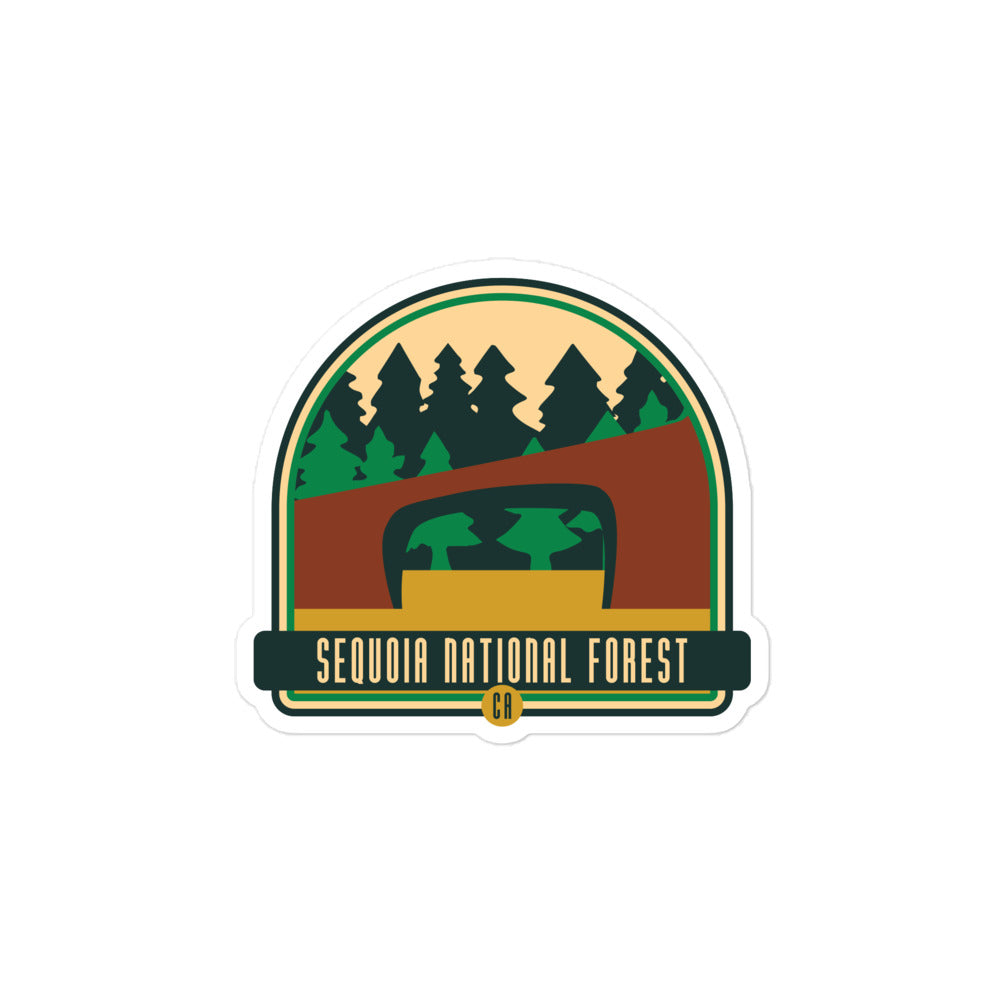 Sequoia National Forest – California Bubble-free stickers