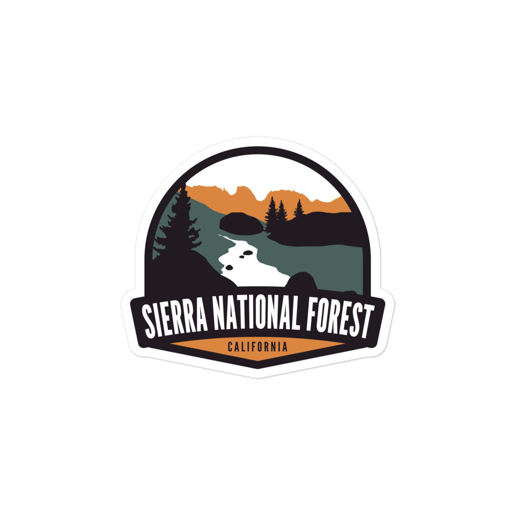 Sierra National Forest - California Bubble-free stickers