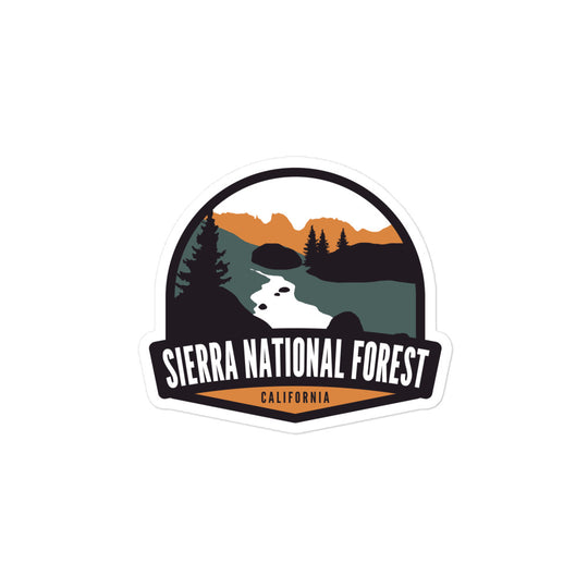 Sierra National Forest - California Bubble-free stickers