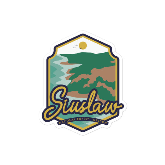 Siuslaw National Forest - Oregon Bubble-free stickers