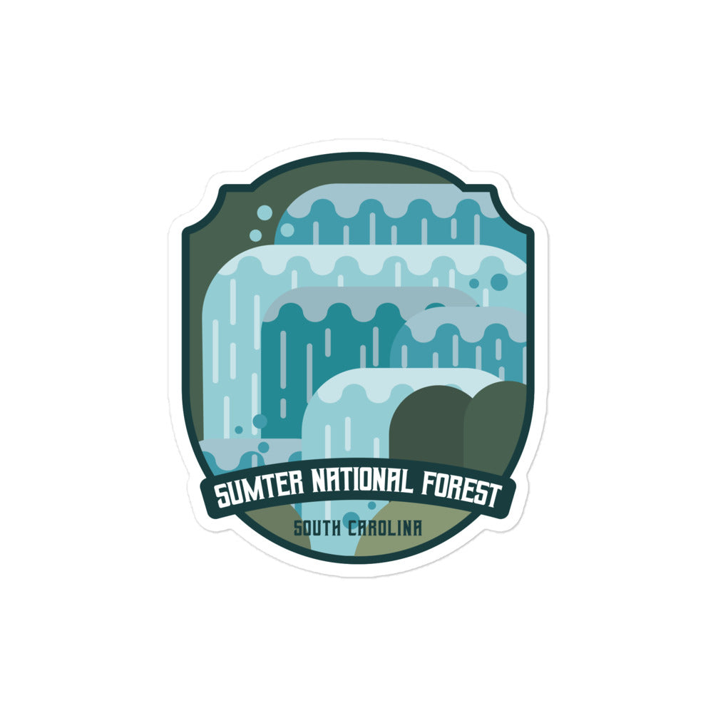 Sumter National Forest - South Carolina Bubble-free stickers