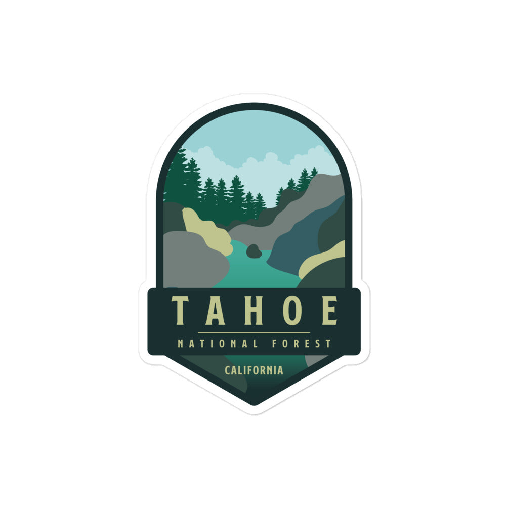 Tahoe National Forest - California Bubble-free stickers