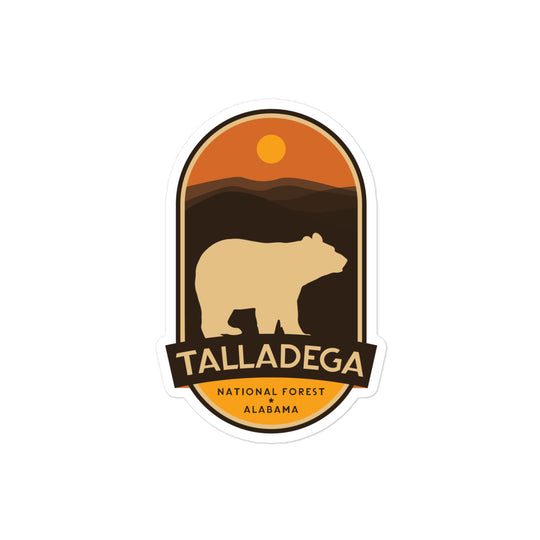 Talladega National Forest - Alabama Bubble-free stickers