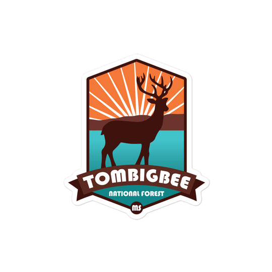 Tombigbee National Forest - Mississippi Bubble-free stickers