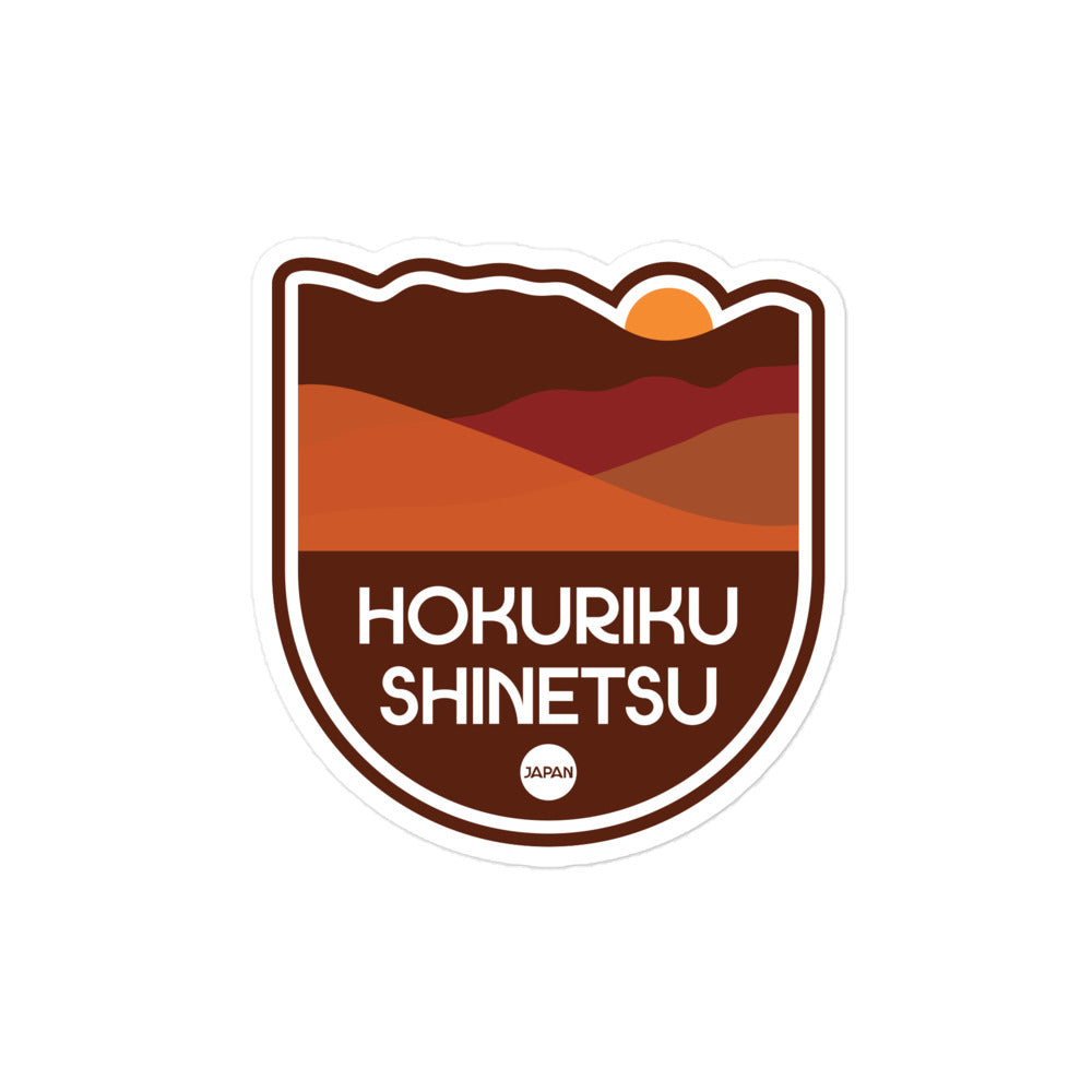 Hokuriku Shinetsu – Japan Bubble-free stickers