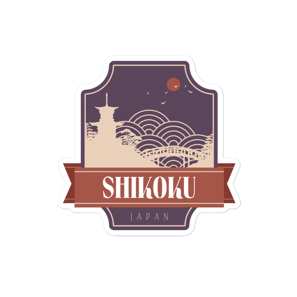 Shikoku – Japan Bubble-free stickers