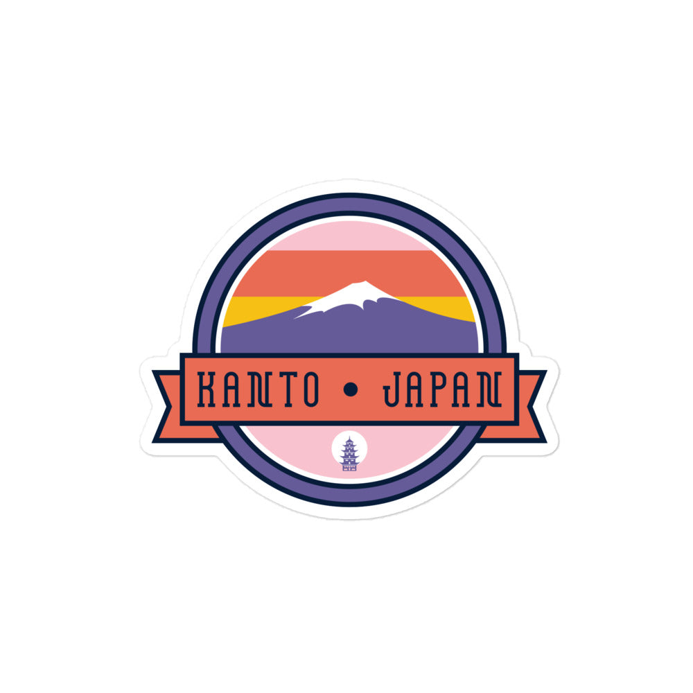 Kanto stickers - Japan Souvenir / World Traveler Gift