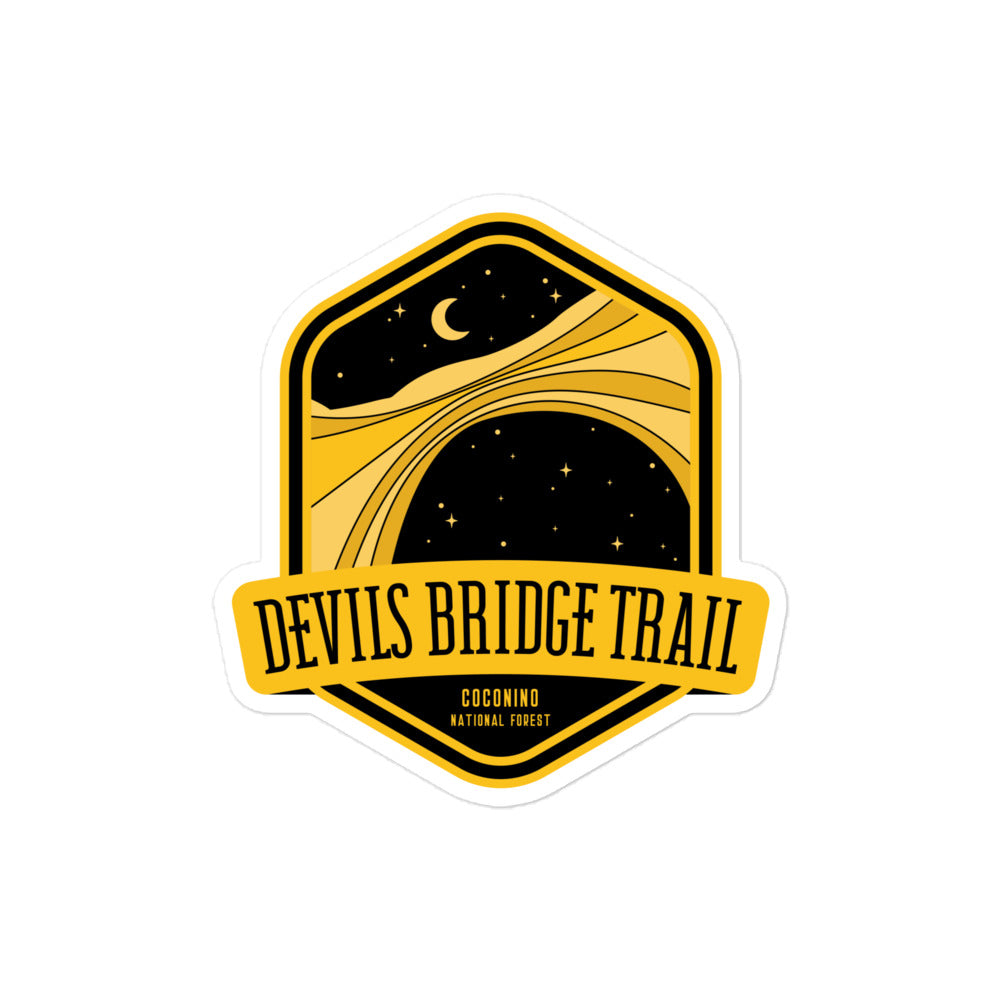 Devils Bridge Trail stickers - Coconino National Forest