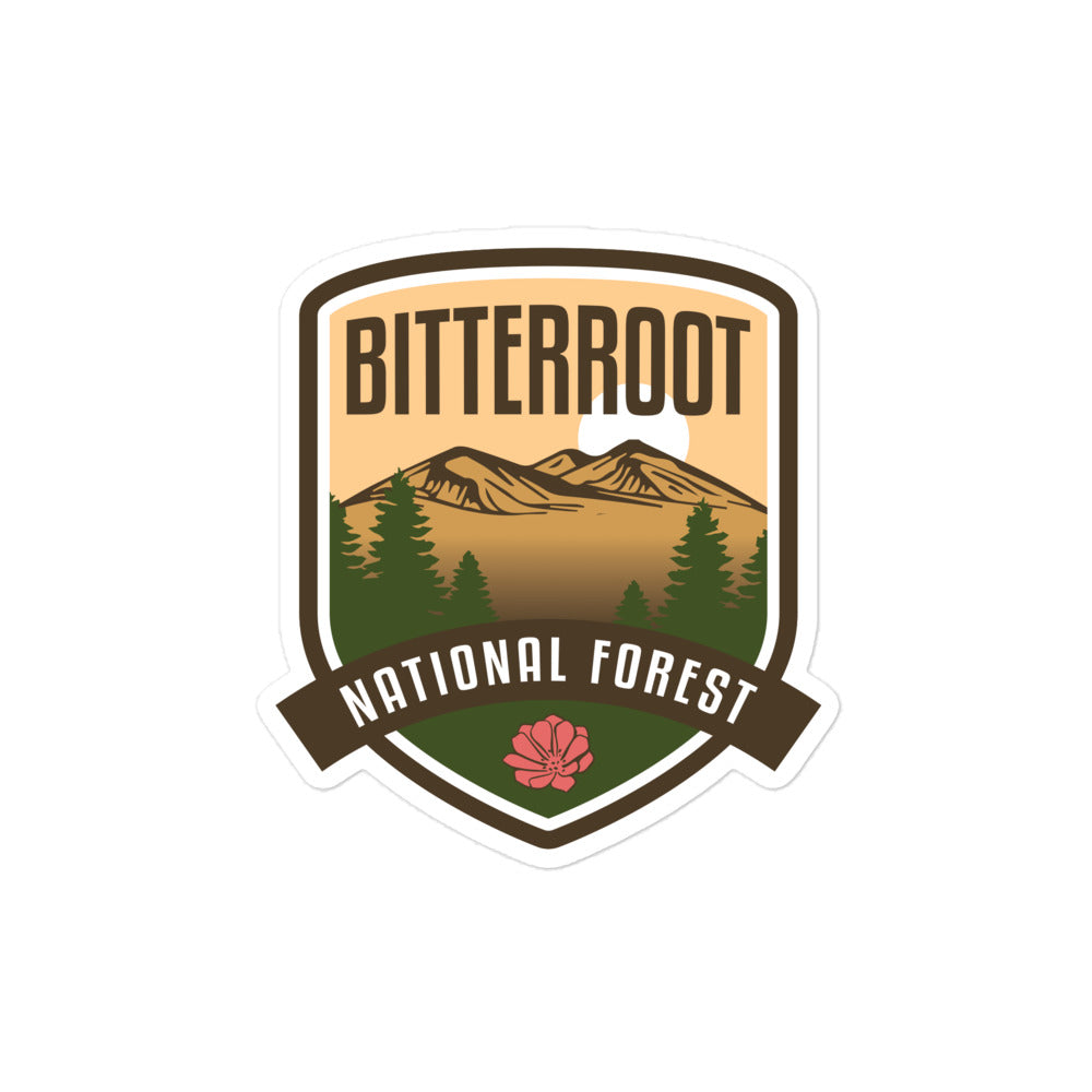 Bitterroot National Forest stickers