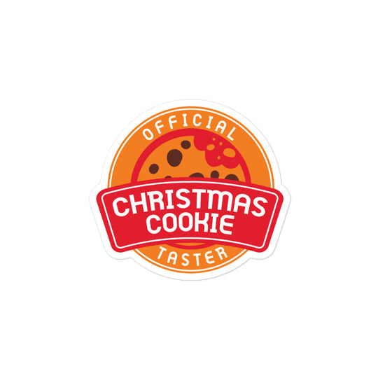 Official Christmas Cookie Taster stickers