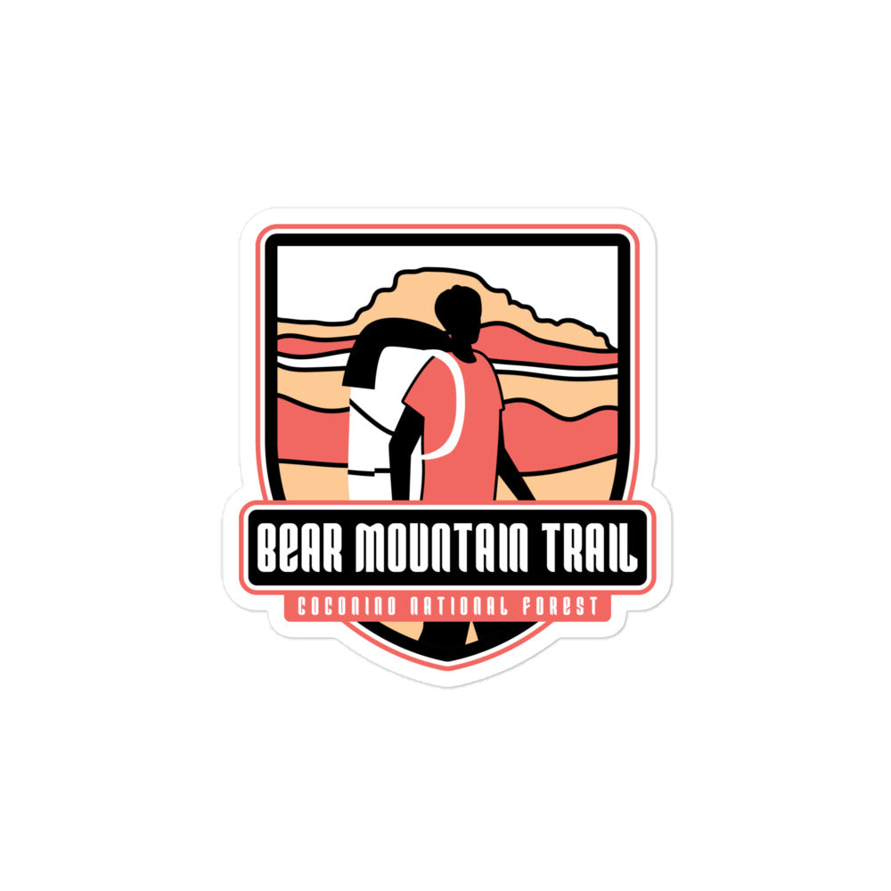 Bear Mountain Trail stickers - Coconino National Forest