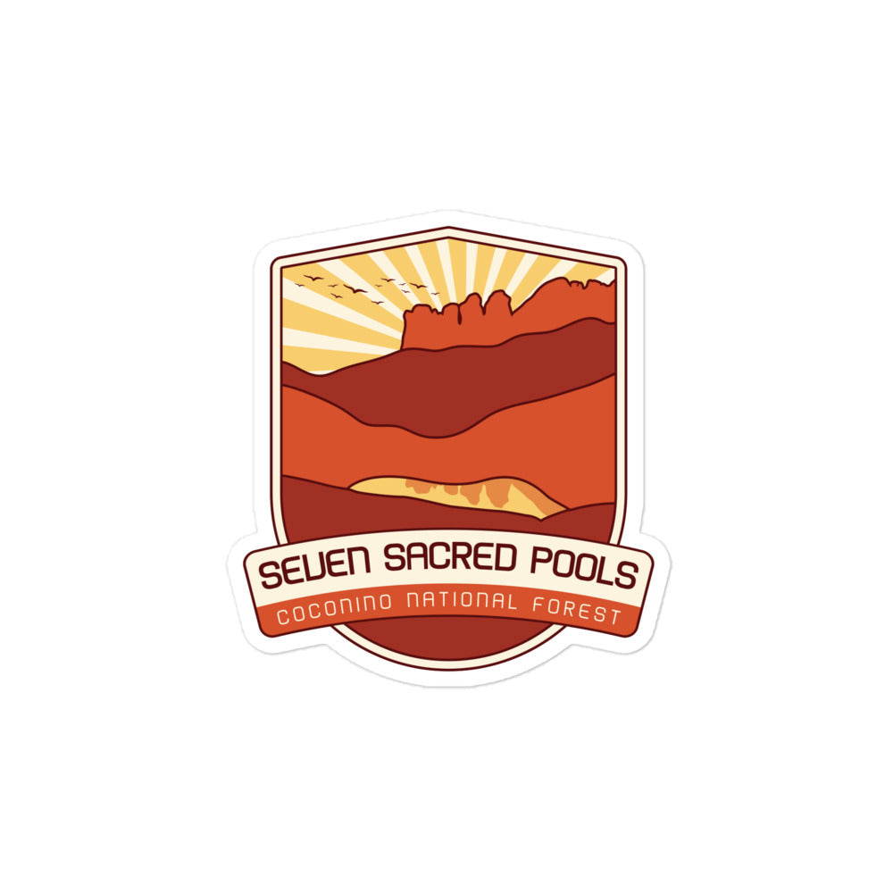 Seven Sacred Pools stickers - Coconino National Forest