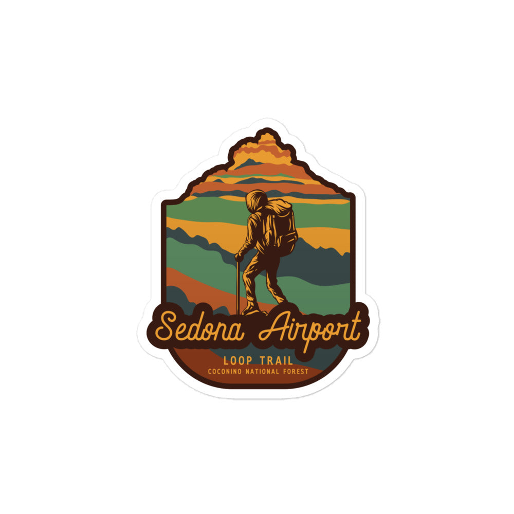 Sedona Airport Loop Trail stickers - Coconino National Forest