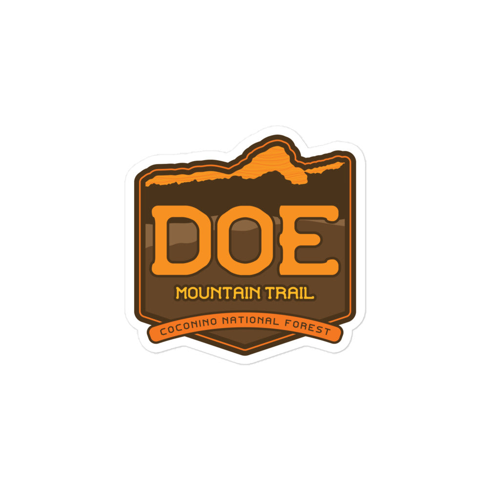 Doe Mountain Trail stickers - Coconino National Forest