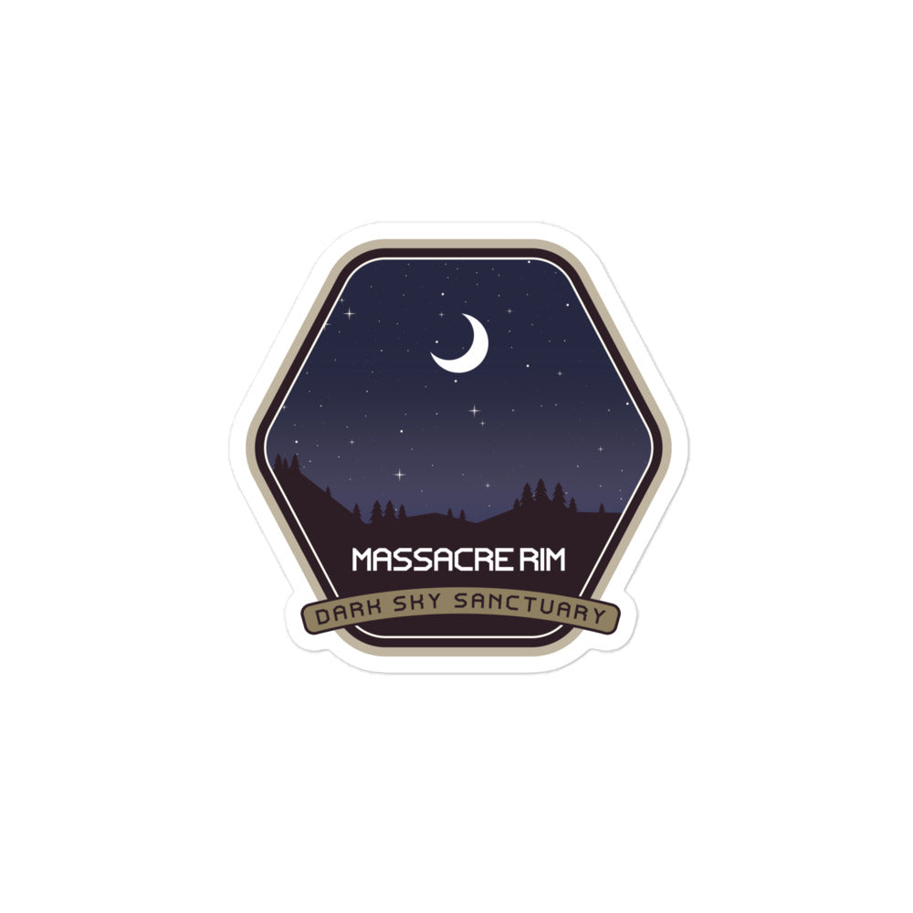 Massacre Rim dark sky sanctuary stickers