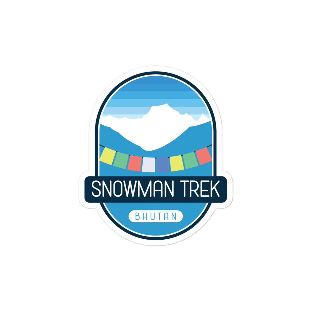 Snowman Trek stickers – Bhutan