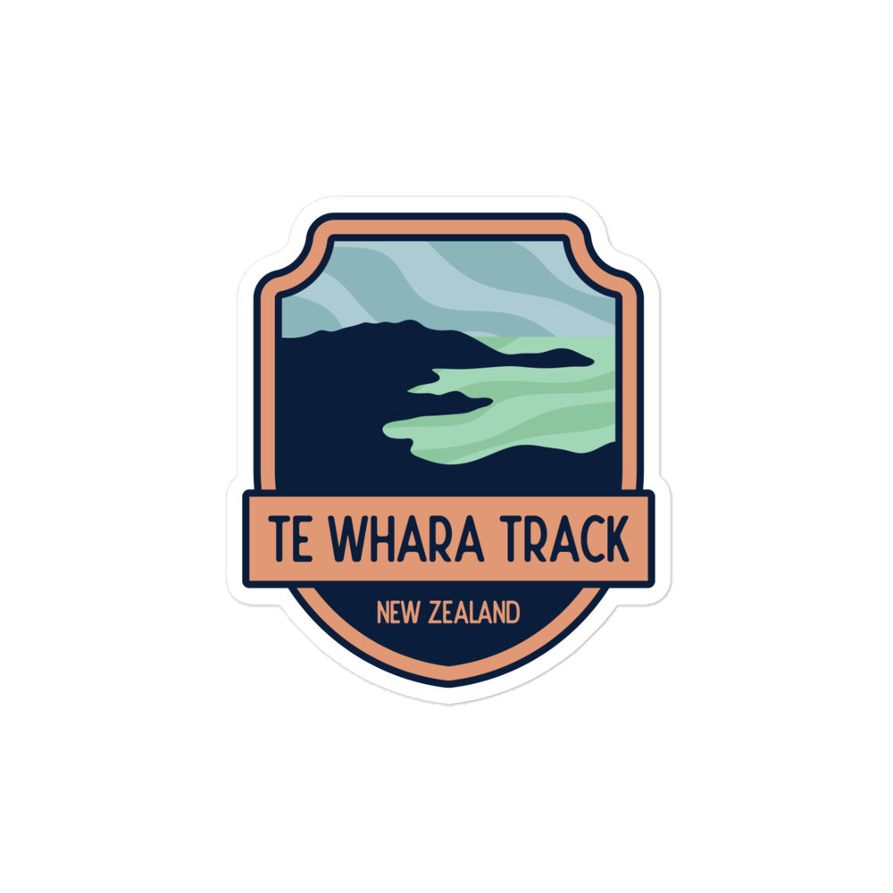 Te Whara Track stickers - New Zealand