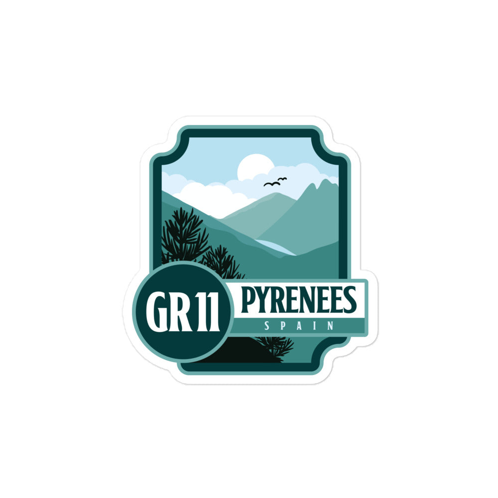 GR 11 stickers – Pyrenees, Spain