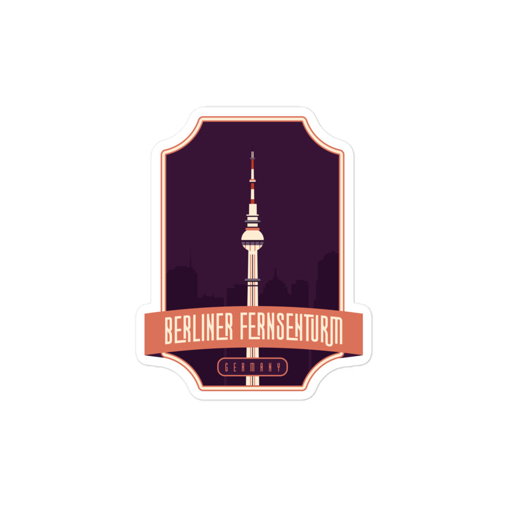 Berliner Fernsehturm stickers – Germany