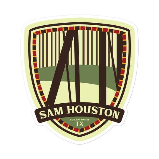 Sam Houston National Forest – Texas Bubble-free stickers