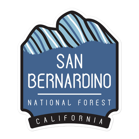 San Bernardino National Forest - California Bubble-free stickers