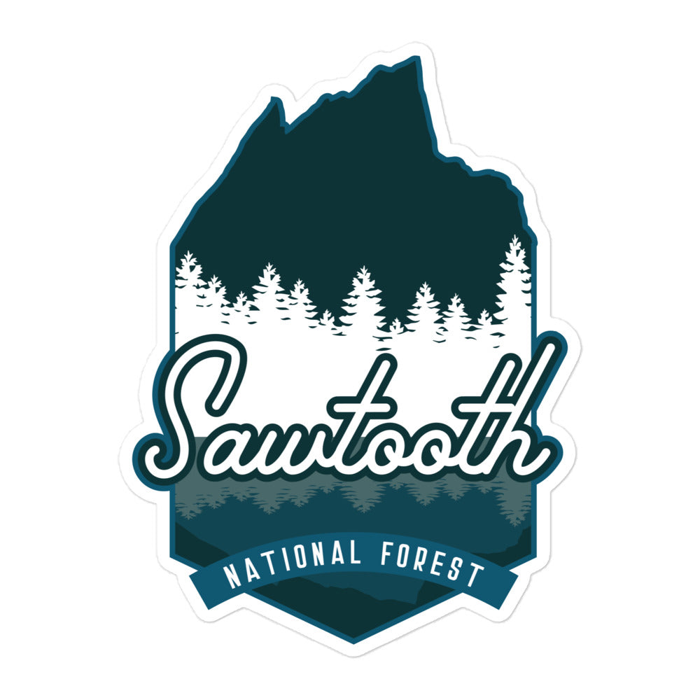 Sawtooth National Forest Bubble-free stickers