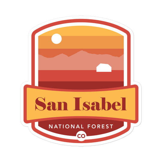 San Isabel National Forest - Colorado Bubble-free stickers