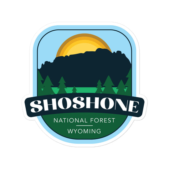 Shoshone National Forest - Wyoming Bubble-free stickers